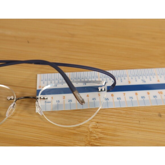 Silhouette Titan 5523 70 6660 Eyeglasses 54-19-155 Gunmetal/Blue FRAMES ONLY - Picture 8 of 8